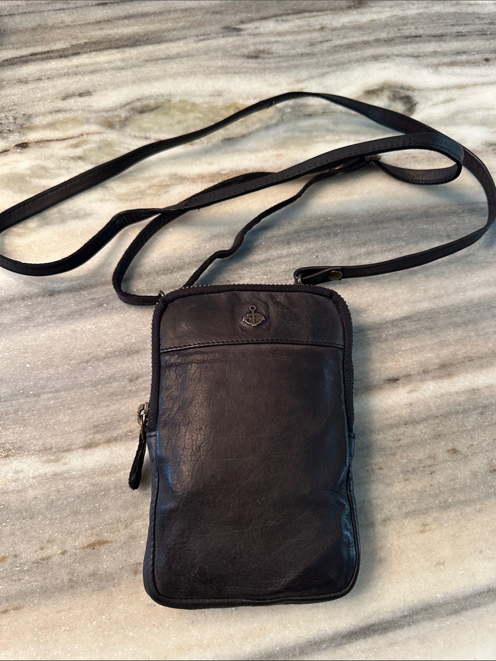 HARBOUR 2nd Leather crossbody pouch